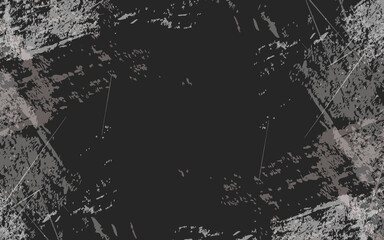 Abstract grunge texture black and white color background