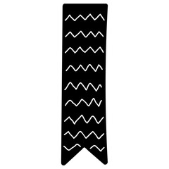 Washi tape vector illustration in black and white design