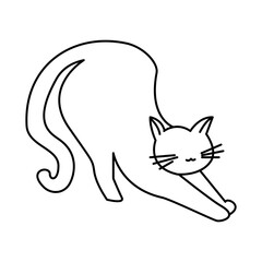 Illustration of a cat icon