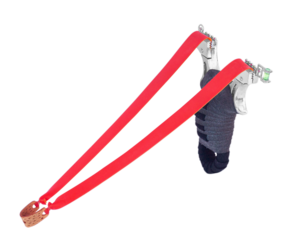 sports slingshot, hunting slingshot isolate, protection from dogs and wild animals