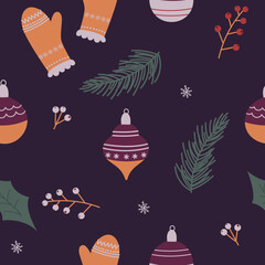 christmas seamless background
