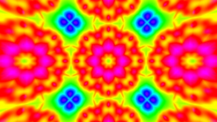 Infrared Color Floral Pattern Light Background