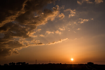 sol de atardecer