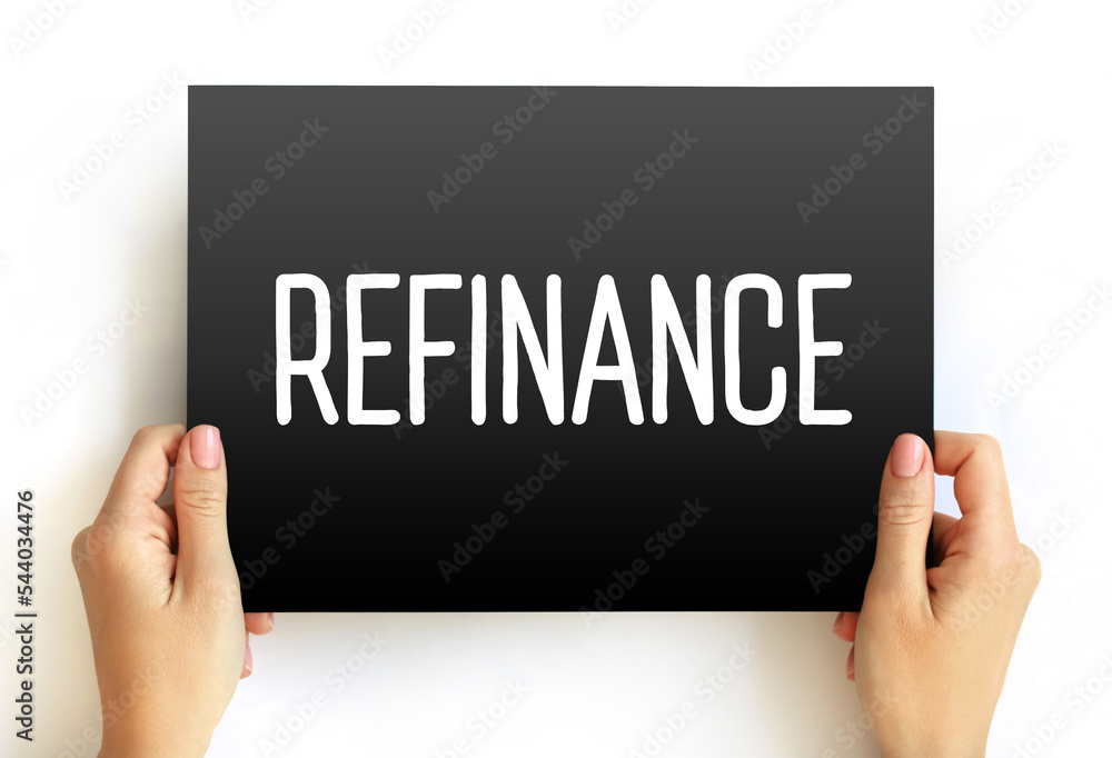 Poster refinance - replacement of an existing debt obligation with another debt obligation under different 