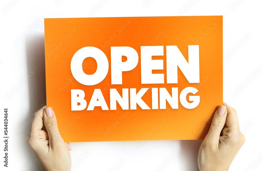 Poster open banking - financial technology that enable third-party developers to build applications and ser