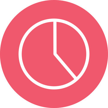 Pie chart  Vector Icon which is suitable for commercial work and easily modify or edit it
