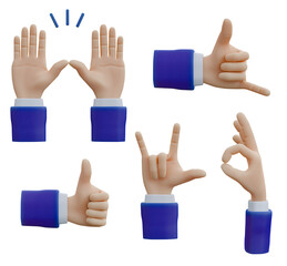 Obraz premium Hand Symbols