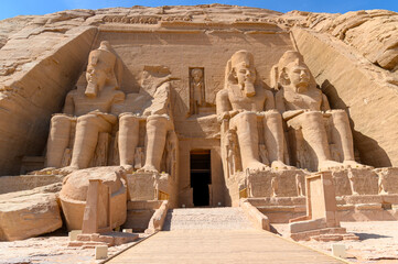 Abu Simbel temple in Aswan- Egypt