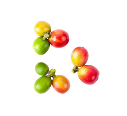 Fresh coffee on transparent png