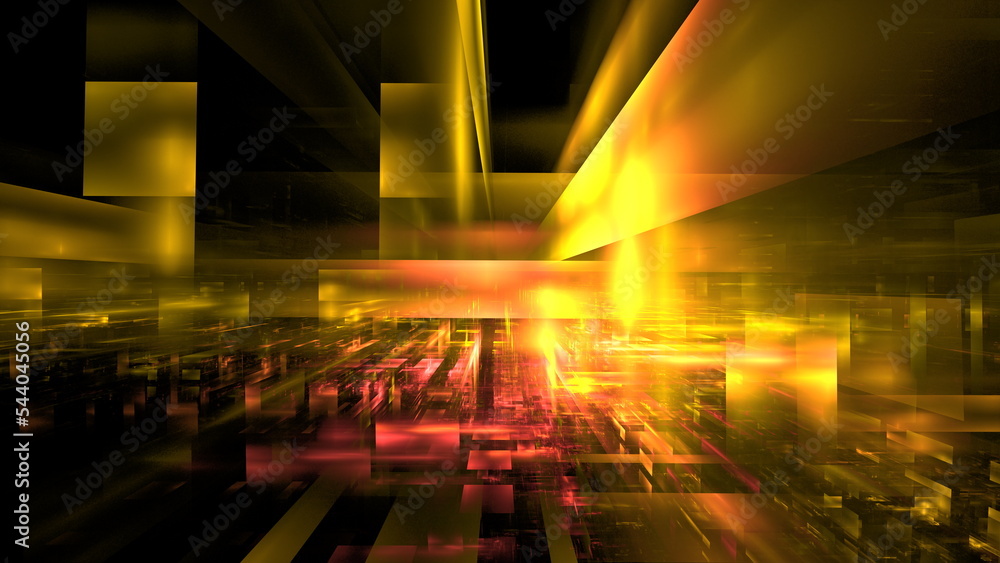 Poster luminous technological abstract background. digital technologies, cloud computing, digital future. 3