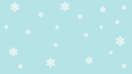 Naklejka na ściany i meble White and blue snowflake background.Snowflakes seamless background.Christmas and New Year texture. White and blue snowflake background with copy space for winter or holiday backgrounds. 3D render.