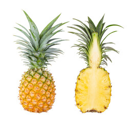 Pineapple isolated on transparent png