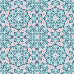 Abstract seamless pattern. Simple repeat elements sixties fashion.