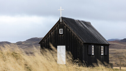 Krýsuvíkurkirkja Iceland church 