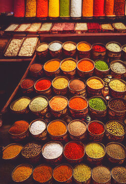 Huge variety of spices