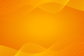 modern wave curve on yellow to orange gradient color abstract presentation background  ,used for banner sale, wallpaper, for, brochure, landing page