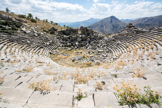 Theatre of Sagalassos ancient city, Burdur, Turkey, 22 september 2022