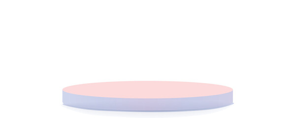 3d rendering of a product display stand, platform for photo shoot, isolated