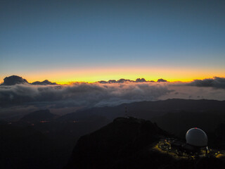 Madeira Pico do Areeiro Sonnenaufgang