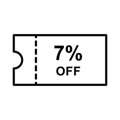 Discount offer icon vector design templates