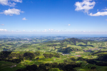 Obraz premium Landscape near Kronberg, Appenzell, Switzerland