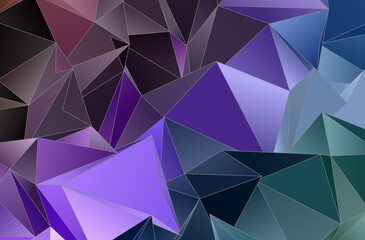 Fototapeta premium Abstract Low-Poly background. triangulated texture. Design 3d. Polygonal geometrical pattern. Triangular modern style
