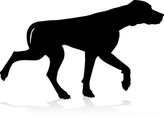 Dog Silhouette Pet Animal