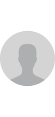 Avatar of a person gray color 