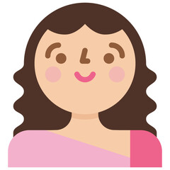 teenager people icon