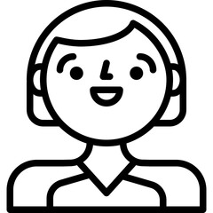 Obraz premium young people icon