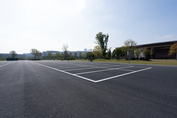 parking lot in city © THINK b
