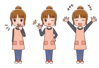 働く人々　職業のイラスト