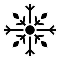 snowflake weather forecast nature icon