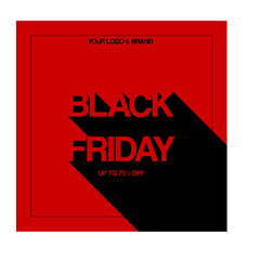 Black friday sale discount vectopr template