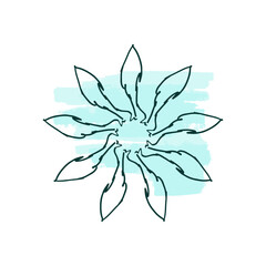 Delicate mint-peach. Colorful abstract gradient consisting of rectangles. Spectral dynamic background of square shape. Geometric collection. Vector.