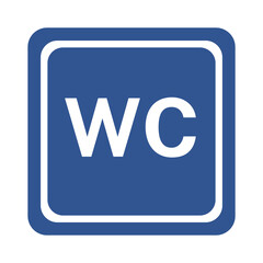 toilet, water closet icon isolated