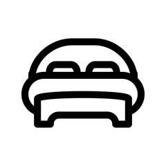 Bed icon template