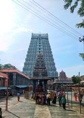 Arulmigu Arunachaleswarar Temple Gopuram - Dravidian Architecture
