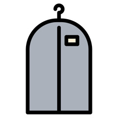 laundry bag wash cloth cleaning icon