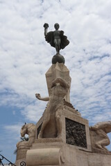 Fototapeta na wymiar Monument to the heroes of Independence (Monumento a los próceres de la independencia) - La Libertad (Perú)