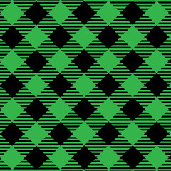 Buffalo plaid seamless vector pattern for graphic design and backgrounds