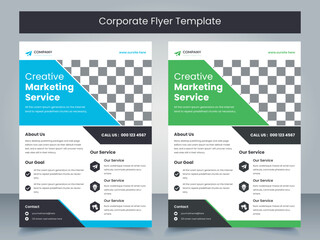 Corporate Business Flyer Template, Editable flyer, Creative Flyer