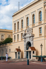 Fototapeta na wymiar Prince's Palace of Monaco, Principality of Monaco, Monaco, French Riviera