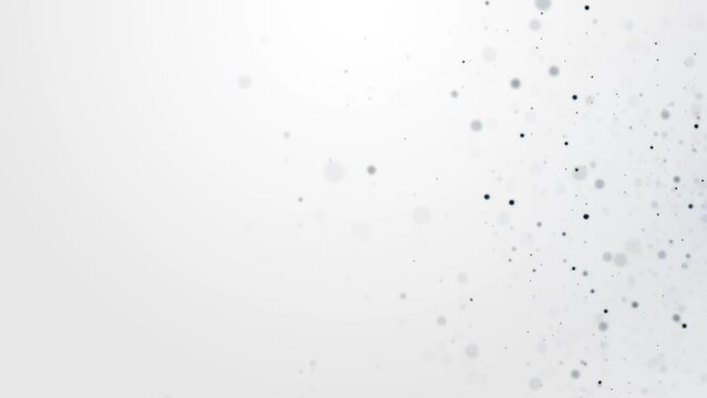 4K Defocused Highly Detailed Abstract Particles Soft White Seamless Loop Background