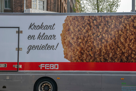 FEBO Company Truck At Amsterdam The Netherlands 2019