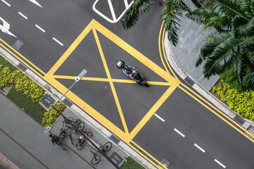 Small motorized scooter in Singapore © aaron90311