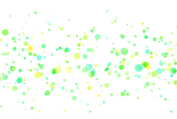 背景素材_カラフルなドット_緑