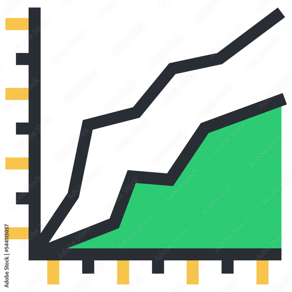 Canvas Prints business graph