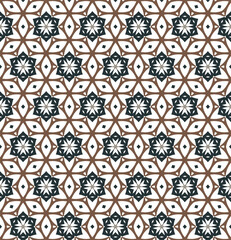 Abstract geometric pattern. A seamless background, vintage texture.	