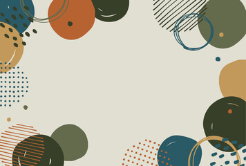 フレーム素材_アブストラクト_オータムカラー